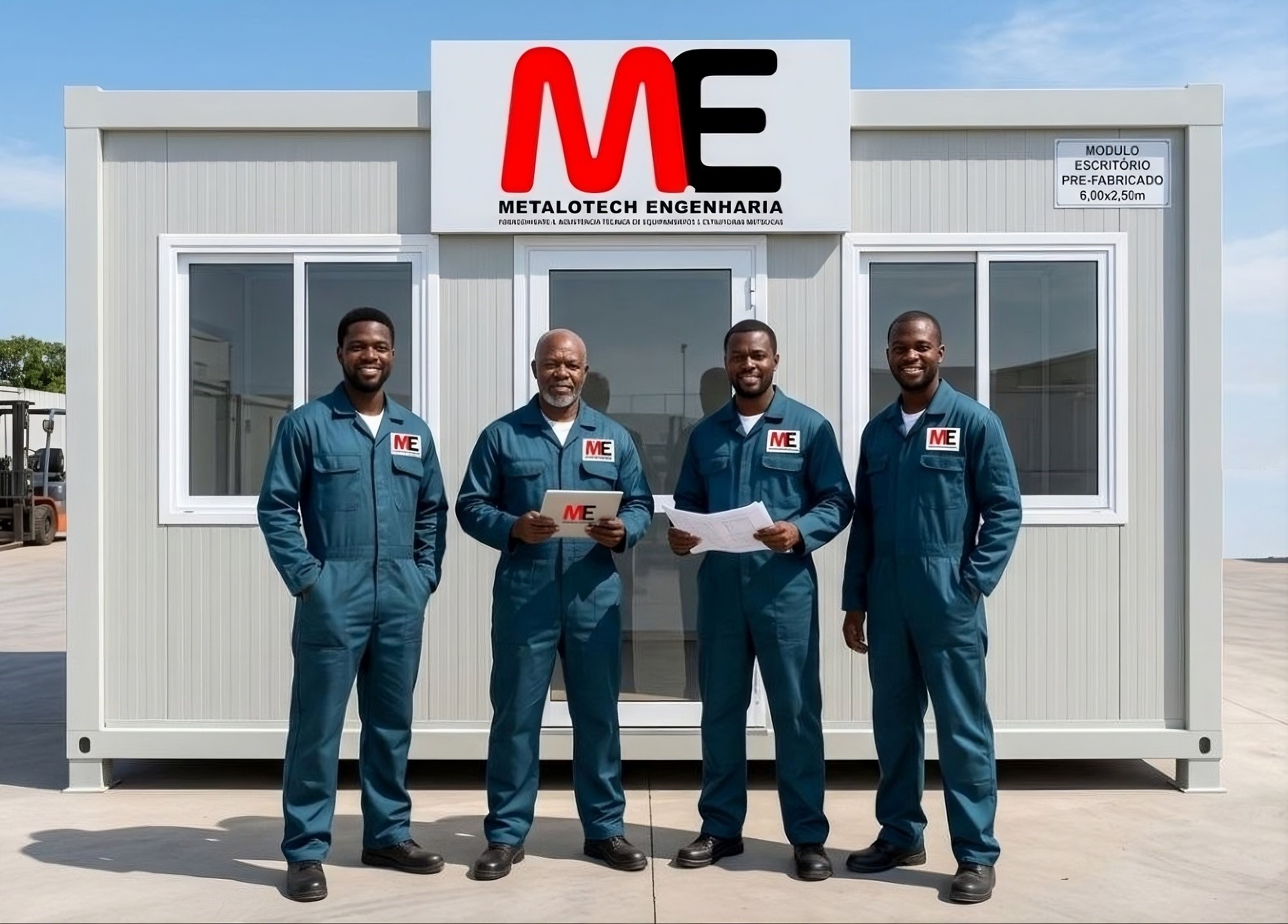 Equipe tecnica da Metalotech